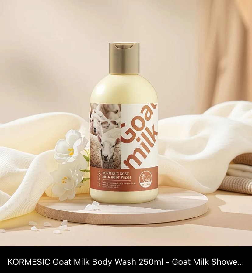 KORMESIC GOAT MILK BODY WASH
