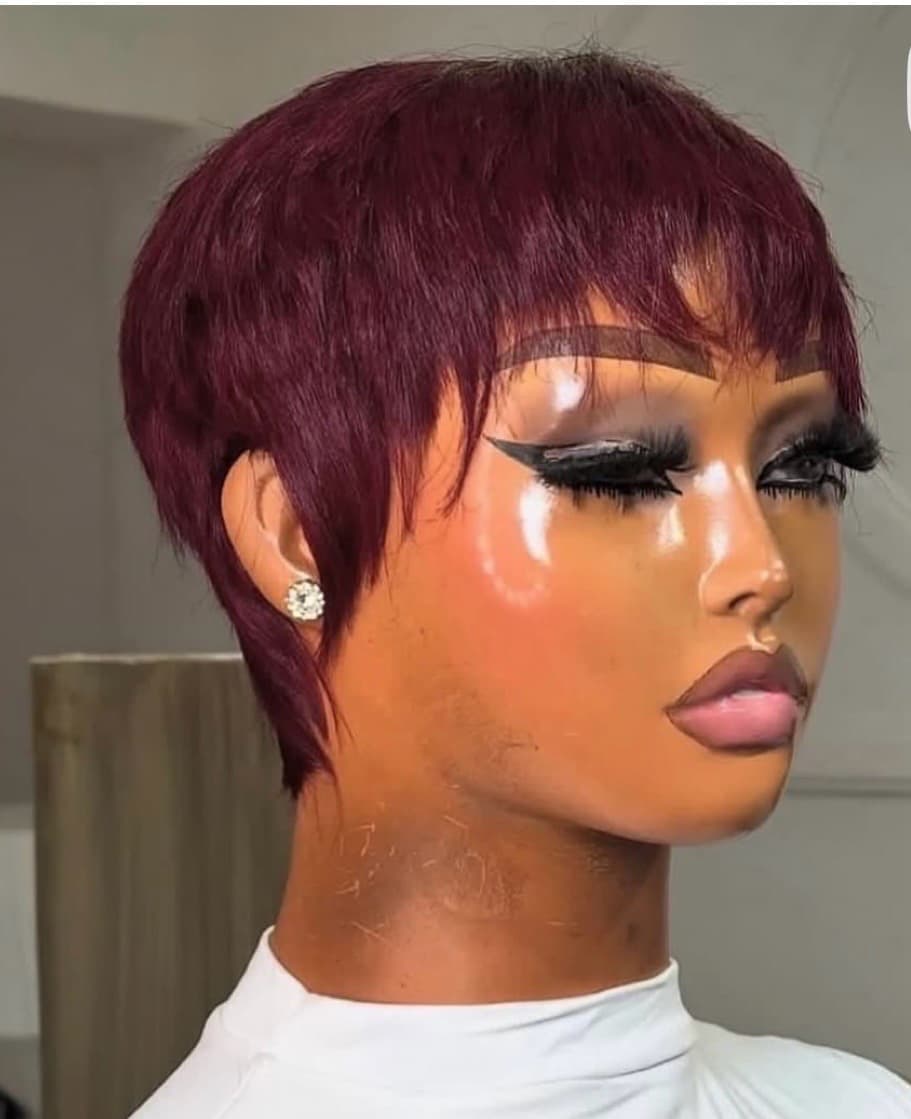 flat pixie cut