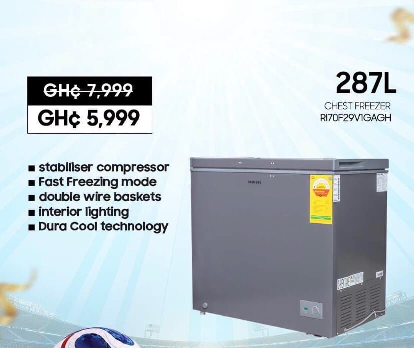 SAMSUNG CHEST FREEZER (287L)