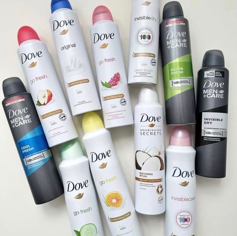 Dove deodorant