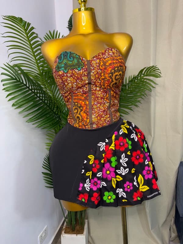 skirt and top