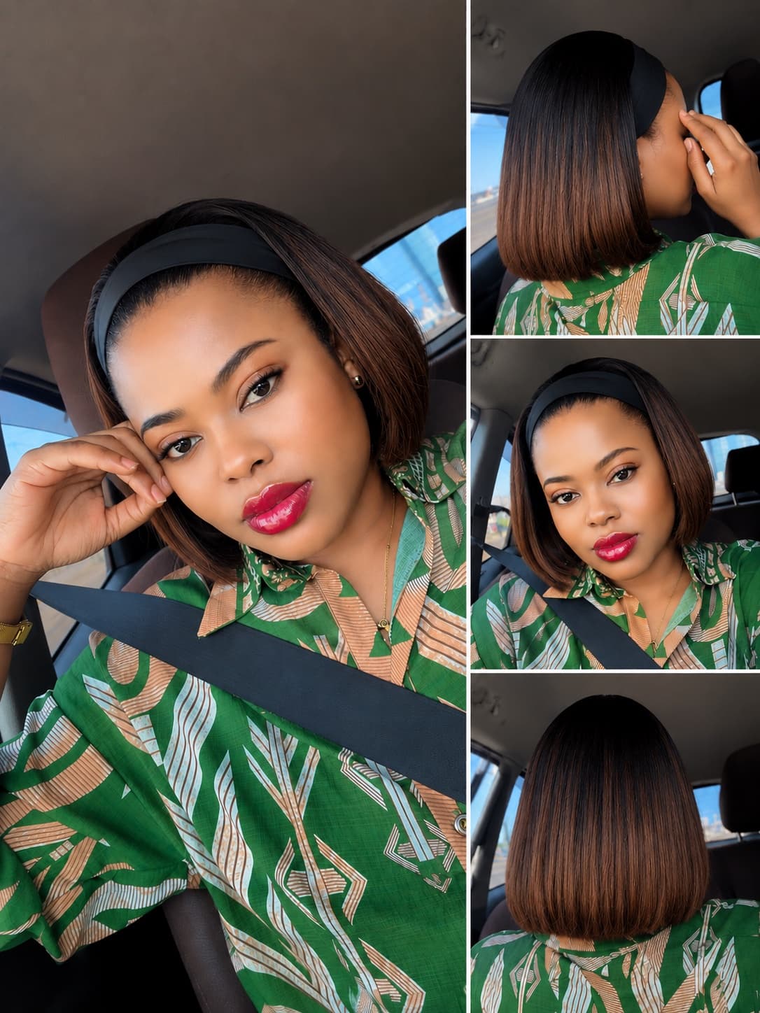 Band wig brown