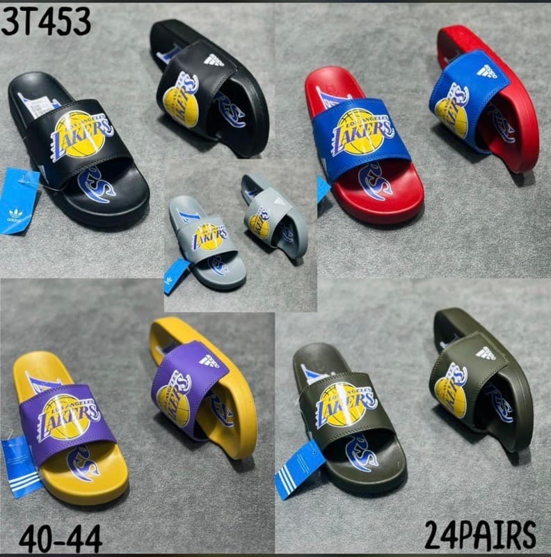 Lakers Tribute”Team Spirit Cushioned Athletic Sandals