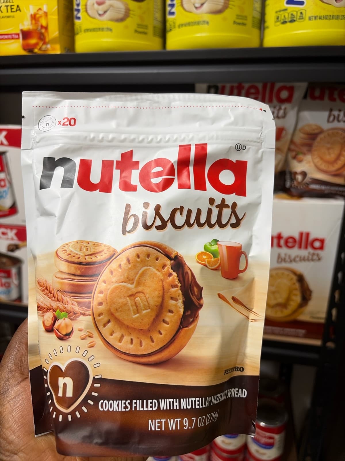 Nutella 4 in a pack biscuits