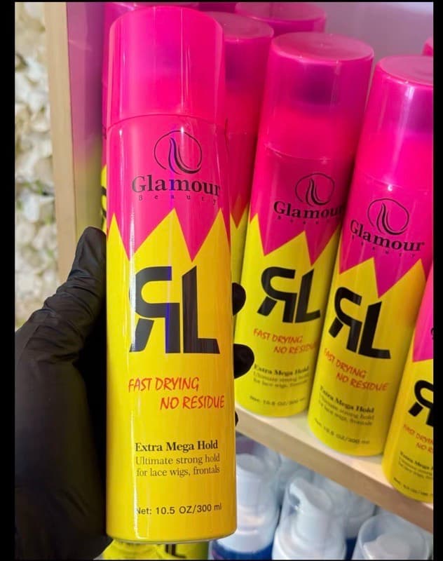 Glamour glue spray