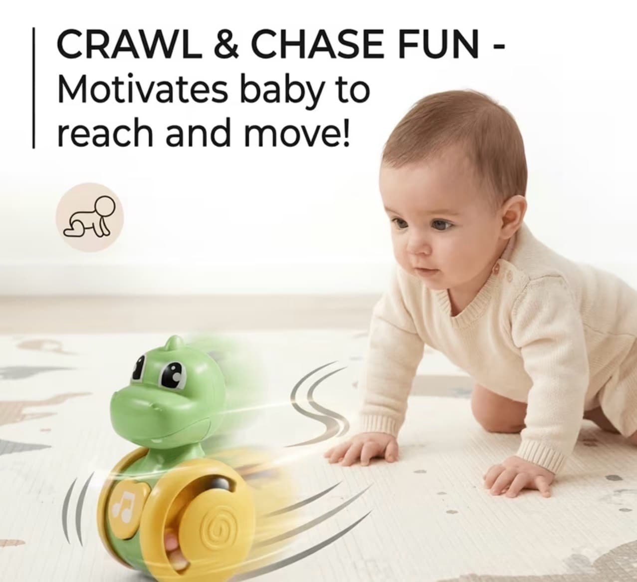Rolling push toy