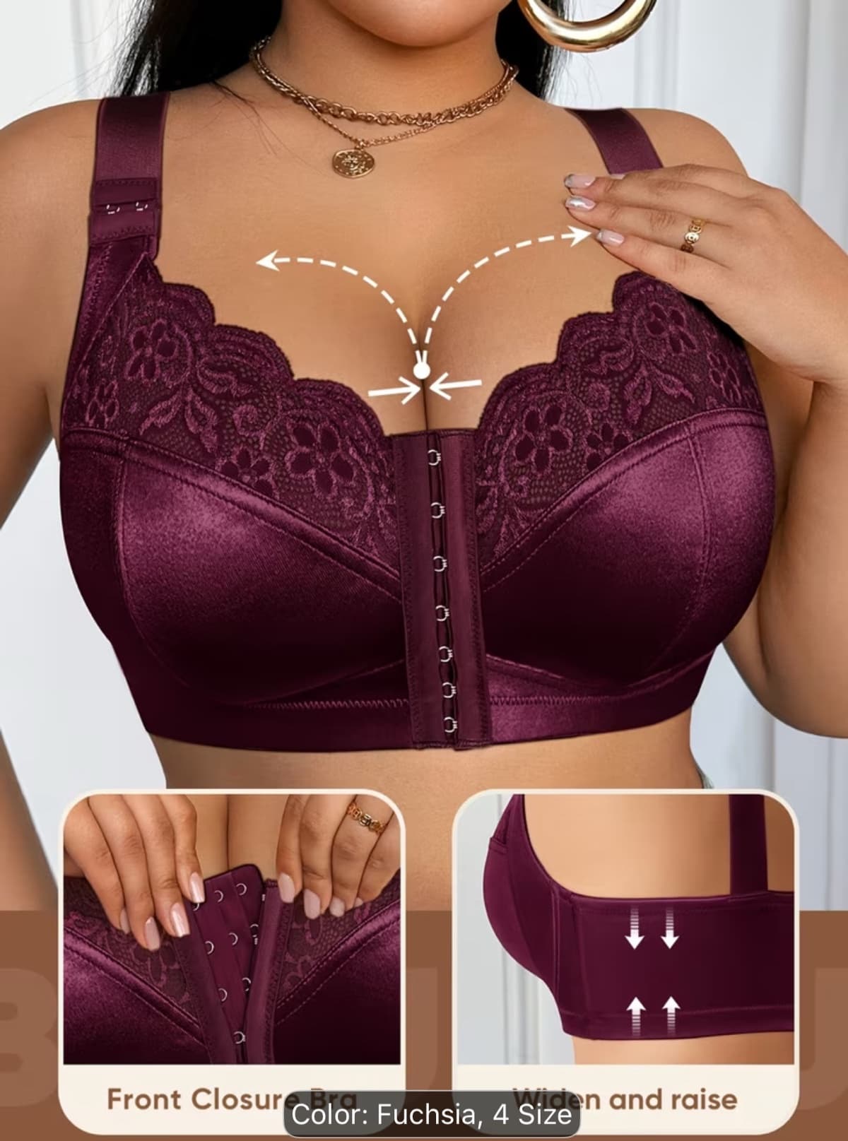 bra burgundy