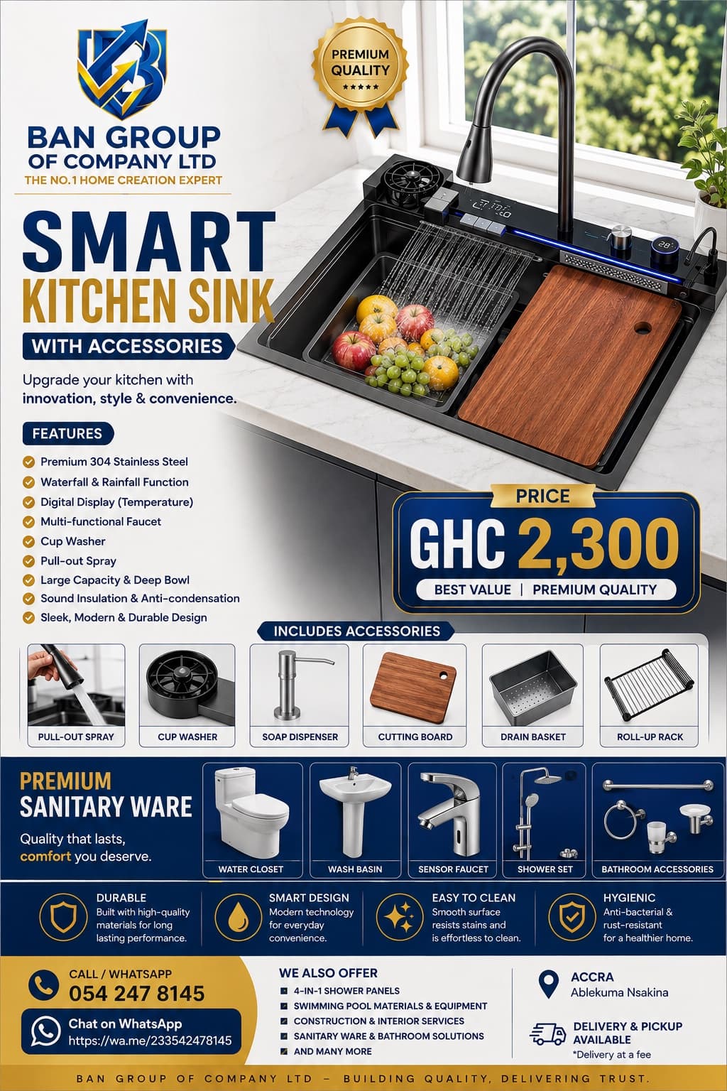 smart kitchen sink
