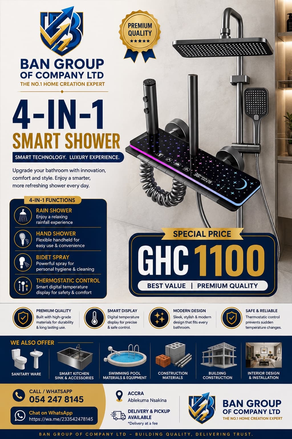 black galaxy shower