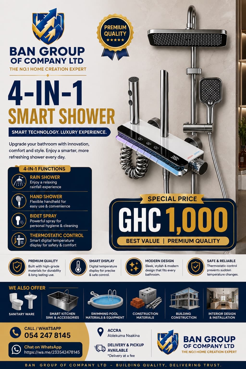 white Galaxy shower