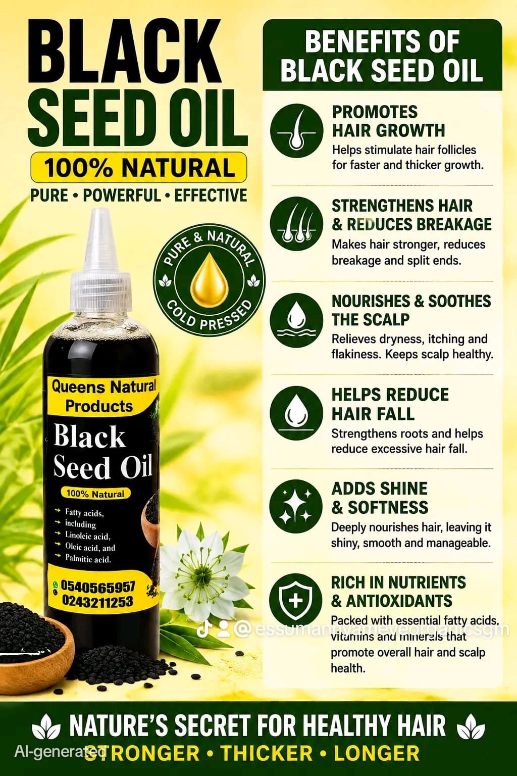 Essuman Nyameyei Organics Hair fertilizer