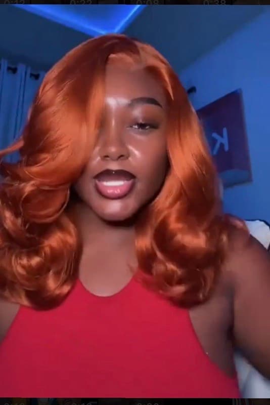 Ginger hair