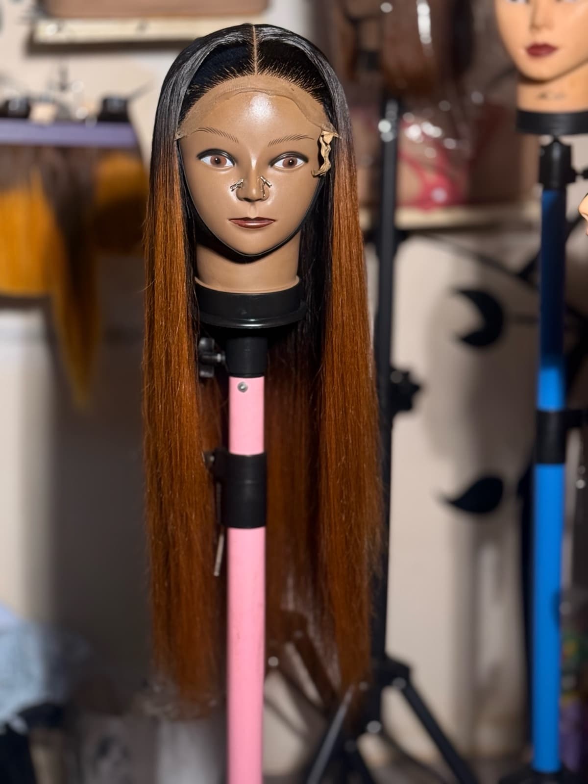 24” Vietnamese bone straight brown tip