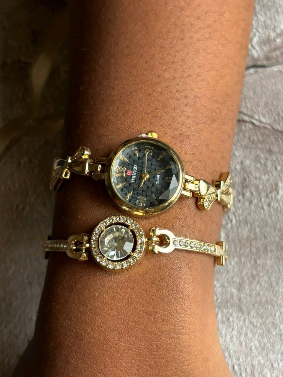 Watch and bracelet set
