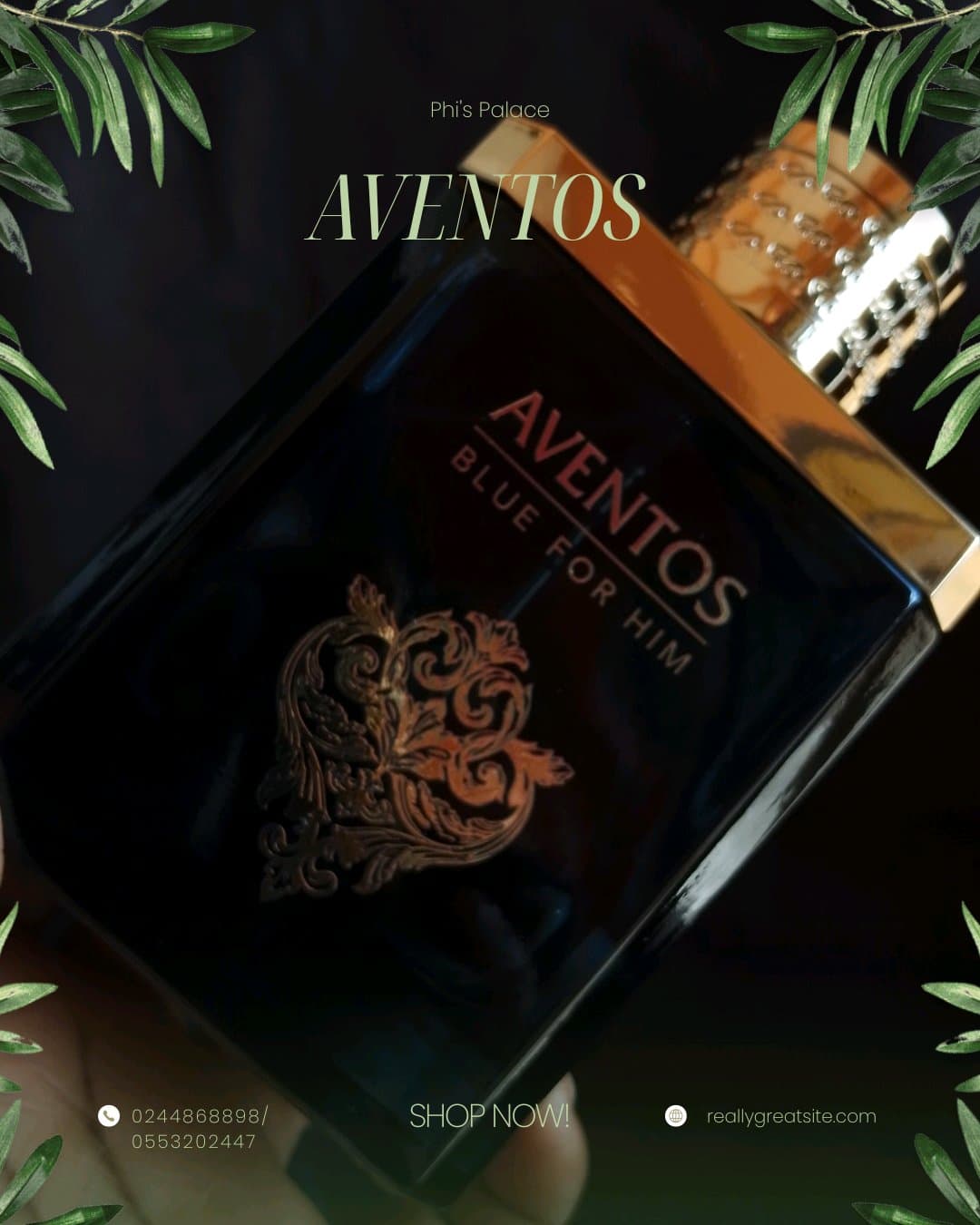 AVENTOS men 100ml with a free deo spray 50ml