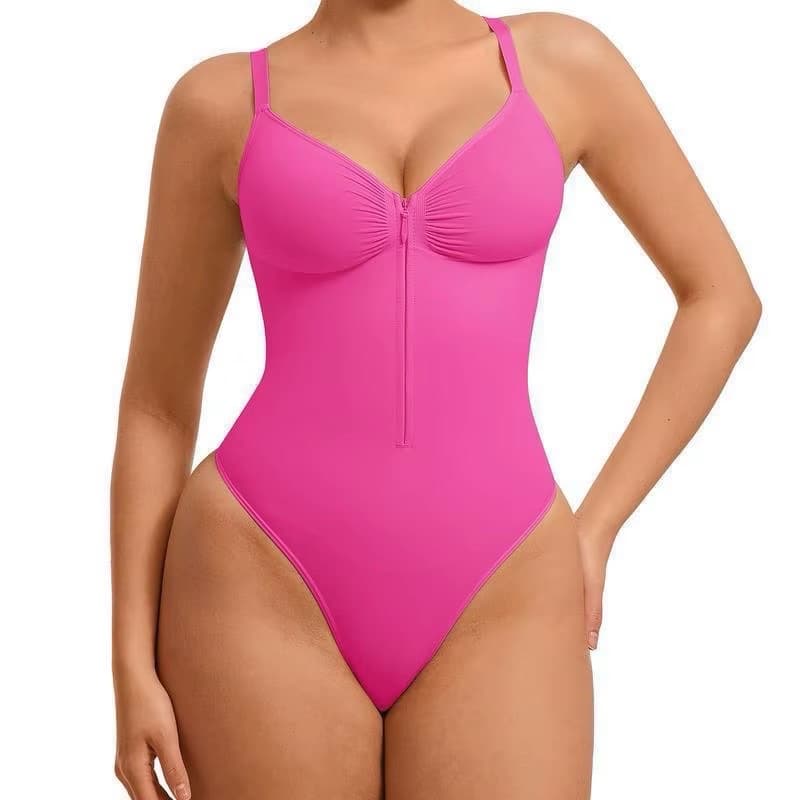 Seamless Thong-Back Sculpting Bodysuit-XS, M, XL, XXL, XXXL