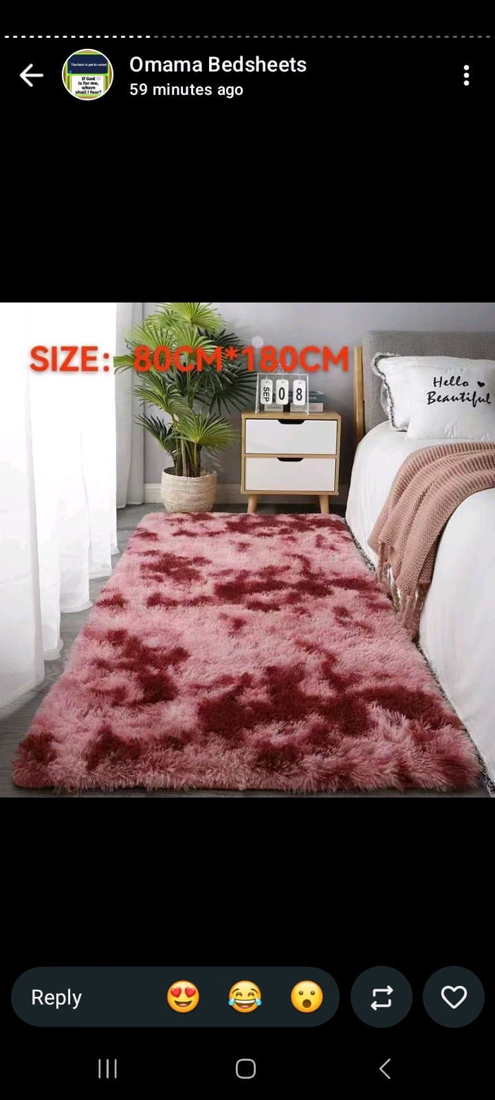 bedside mat