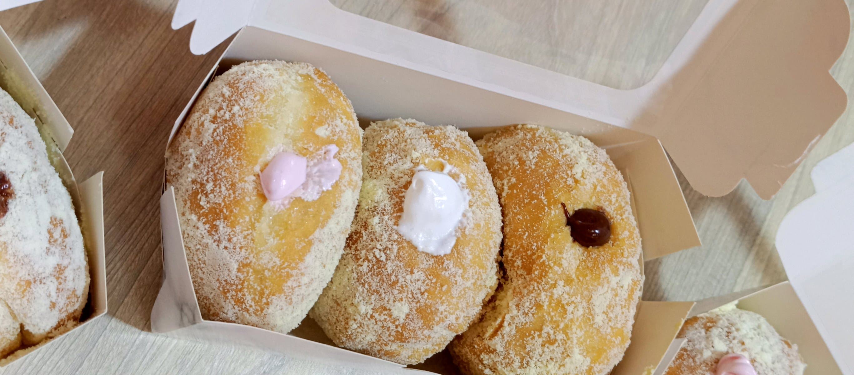 Milky doughnuts