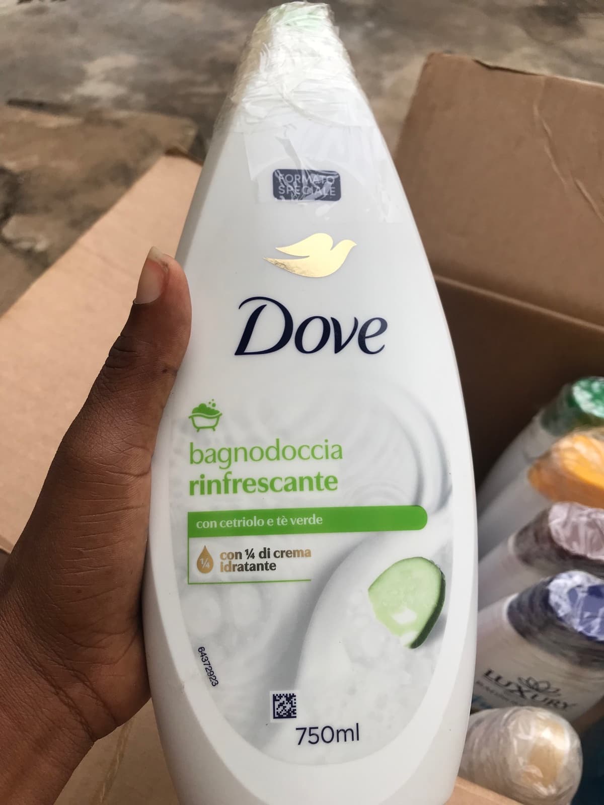Dove shower gel
