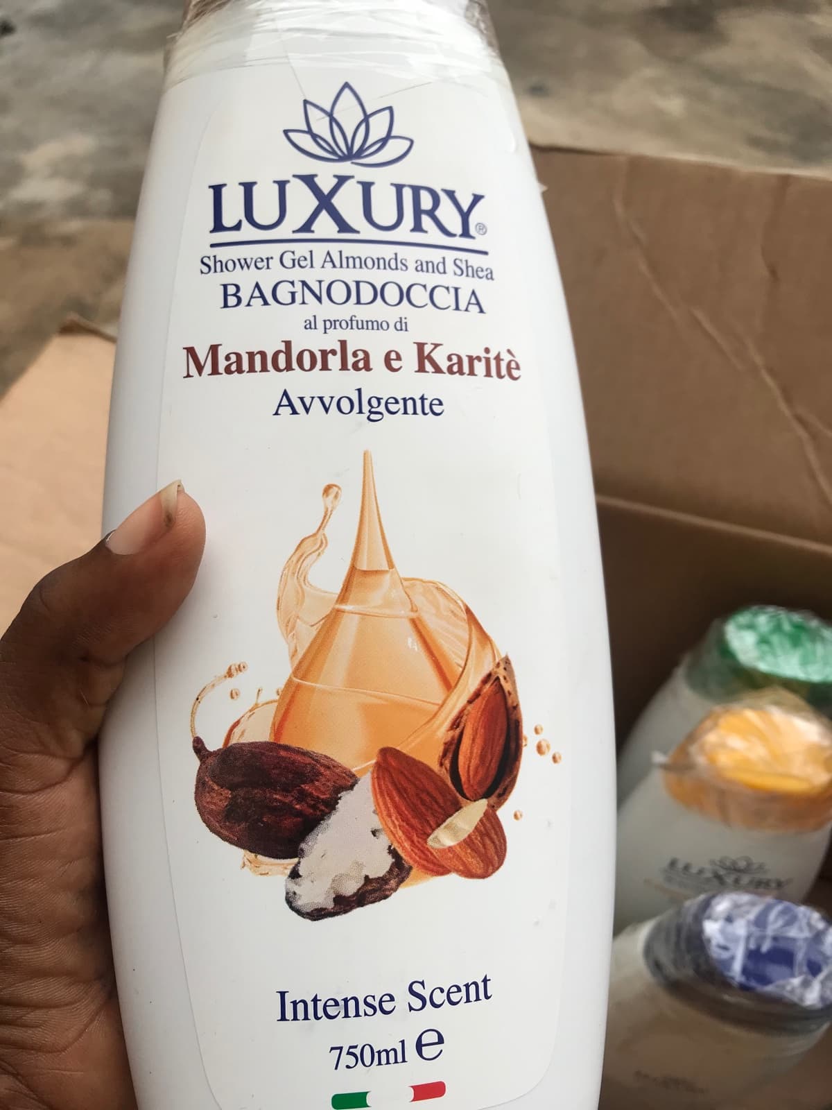 Luxury shower gel