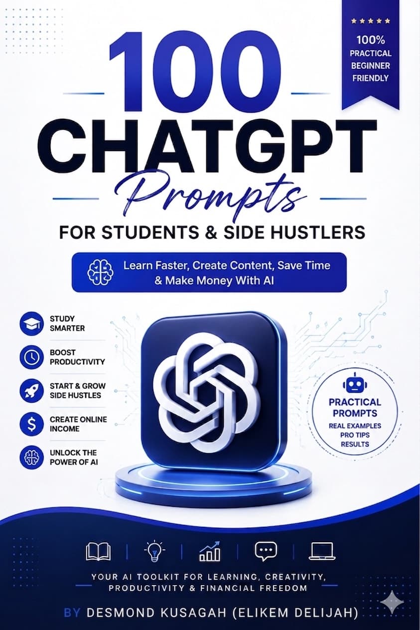 100 CHATGPT PROMPTS FOR STUDENTS AND SIDE HUSTLERS