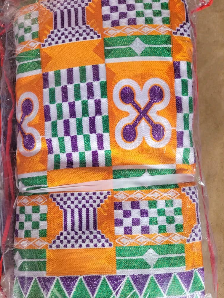 Hand woven African Kente