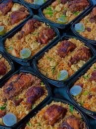 Fried rice with chicken