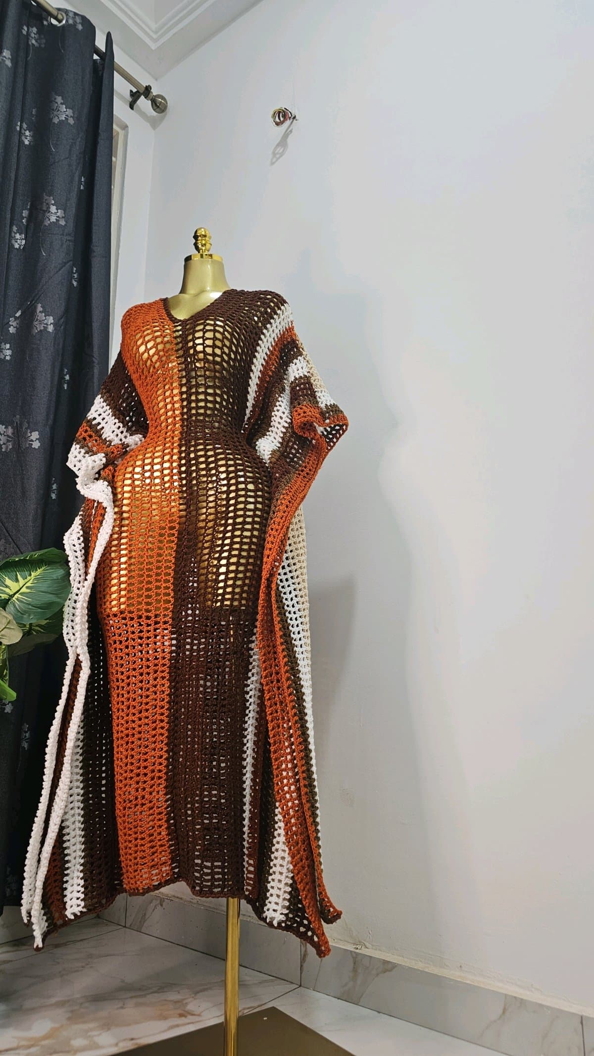 Crochet bubu gown