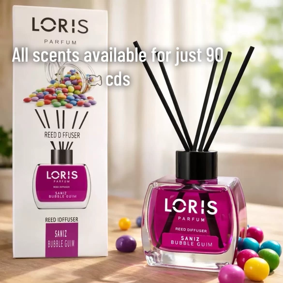 Loris bubble gum diffuser 🍬🍭