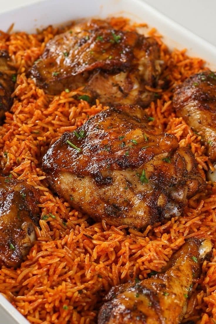 fully loaded jollof rice