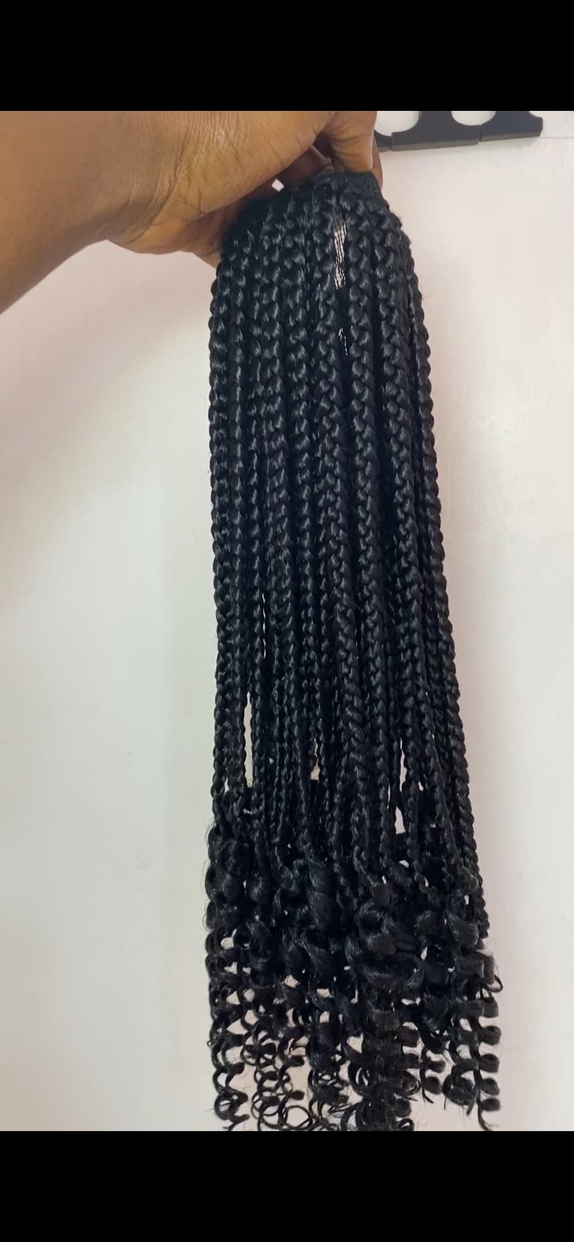 detachable braided ponytail