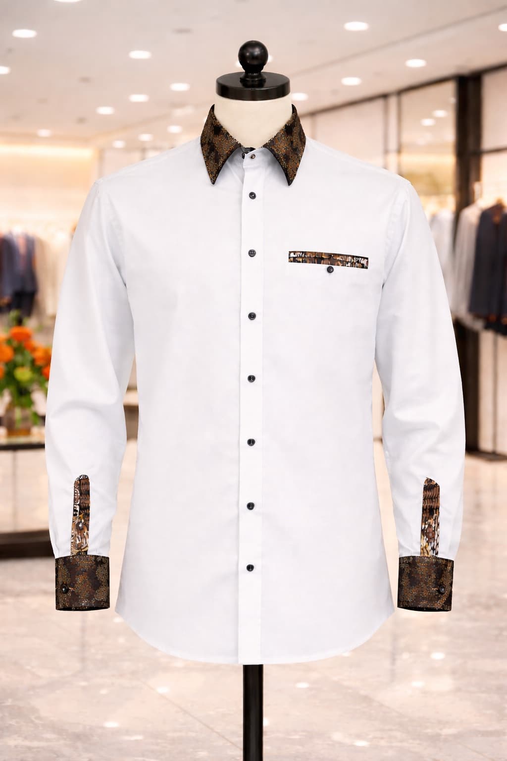 Evlo. plain with African touch.