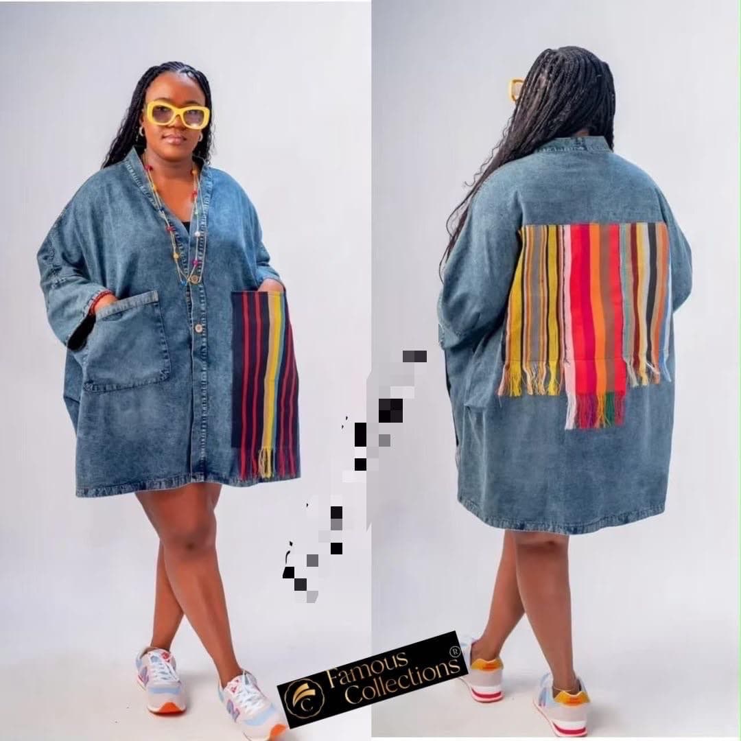 oversized short jeans dress