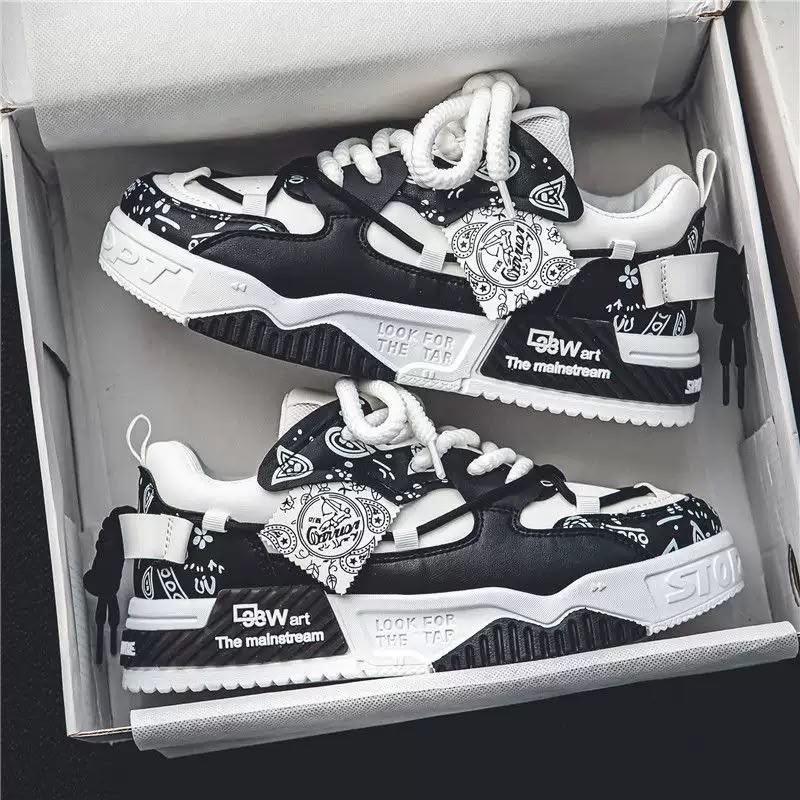 Men's Shoes 2026 New Winter Versatile Niche Original Casual Flat Shoes Sports Thick-Soled Height-Increasing Trendy Shoes
