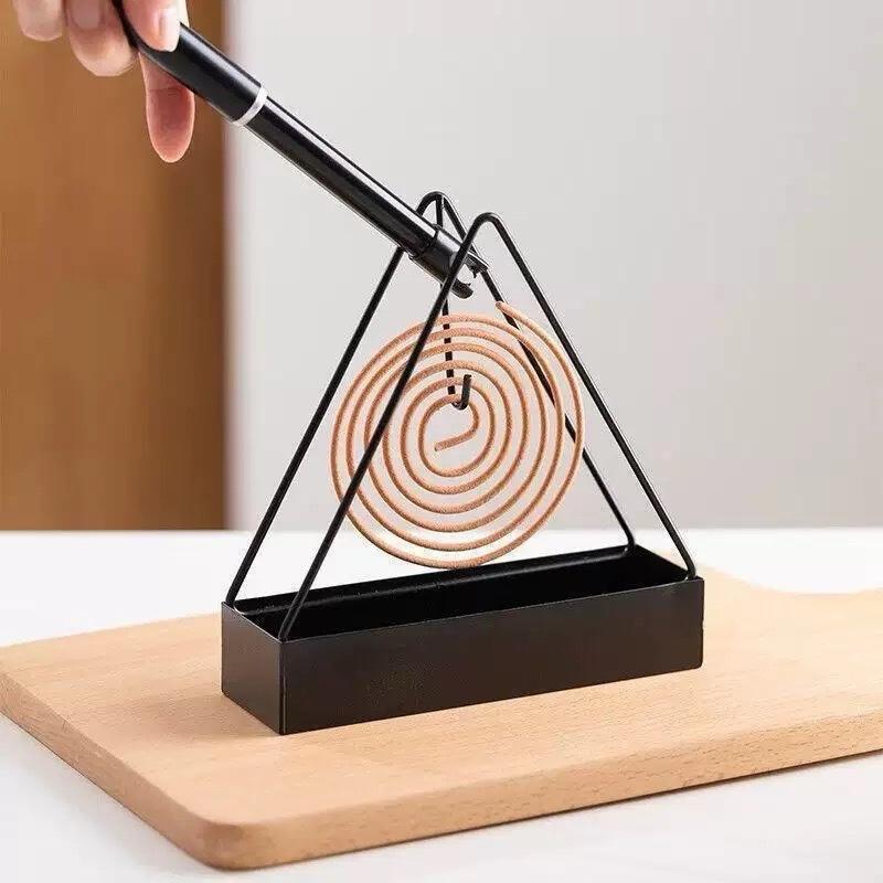 Mosquito Coil Incense Holder, Mosquito Coil Burner, Incense Coil Stand, Ash Tray, New Triangular Mosquito Coil Holder, Fireproof and Anti-Scald Mosquito Coil Stand