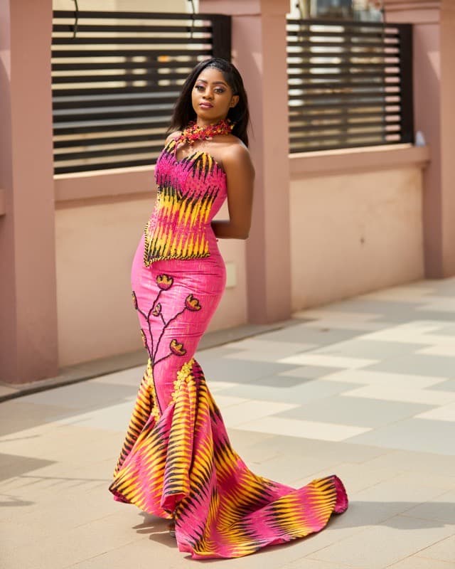 traditional kente outfit