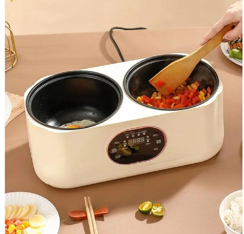 2 in 1 electric non-stick cooker