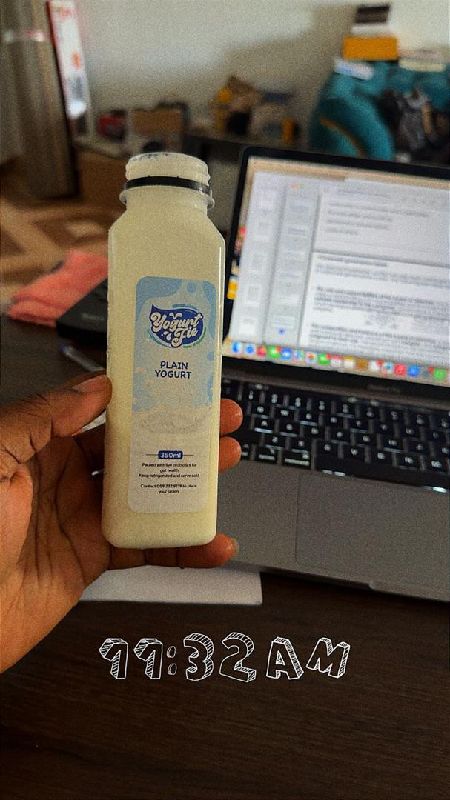350ml vanilla flavoured yogurt