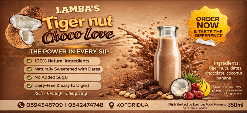 Tigernut Choco Love drink