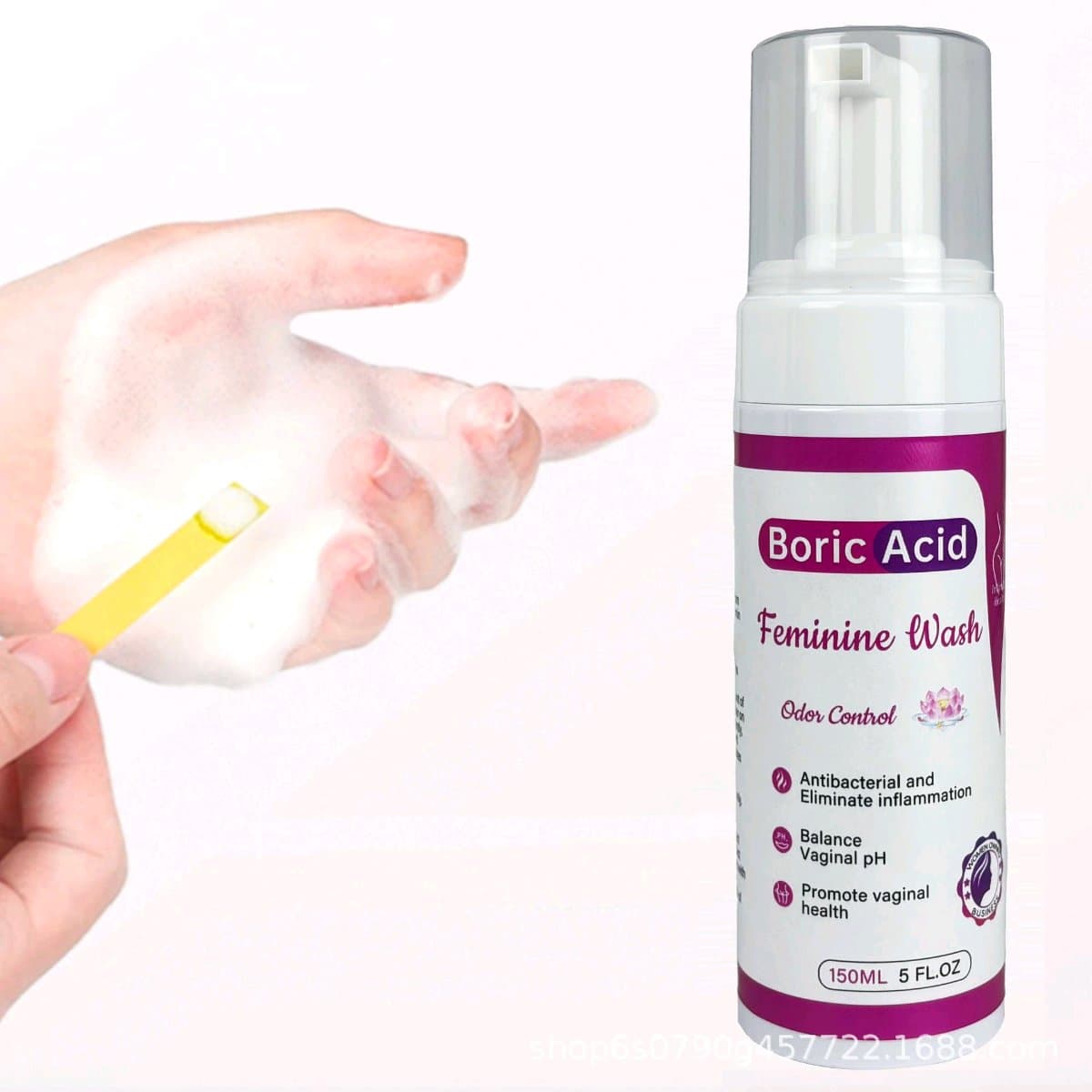 boric acid foam wash