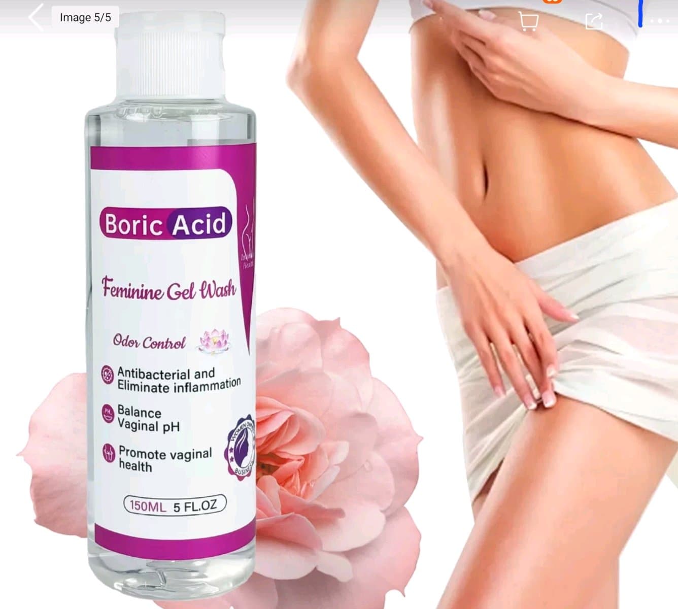 boric acid feminine  gell.wash