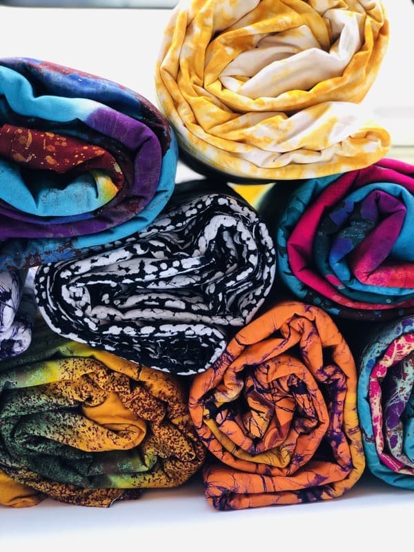 Handmade Batik Tie Dye Fabrics