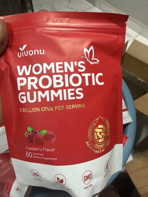 Vivonu Women's Probiotic Gummies 60 Gummies Last For A Month A Month Supply