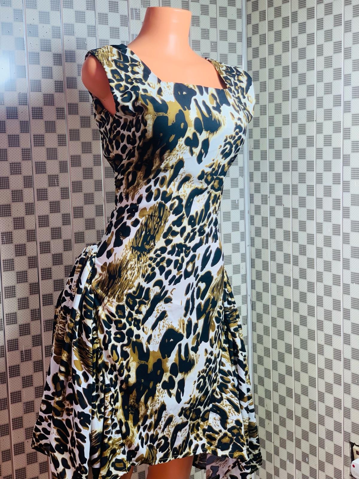 Leopard African Print Dress