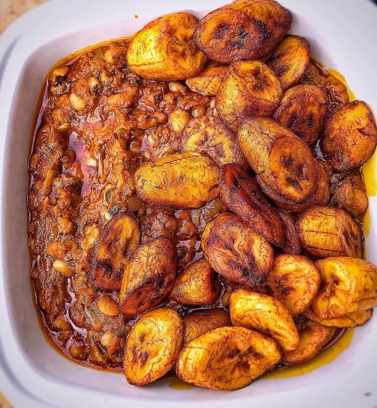 Beanstew with Plantain