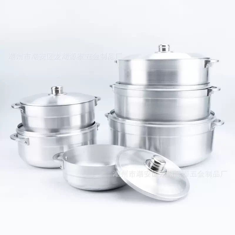 Alluminium cooking pot 6 pieces