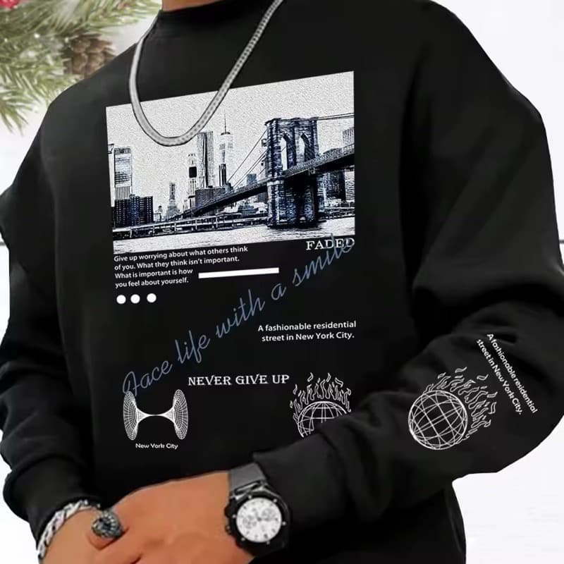 Round Neck Sweatshirt