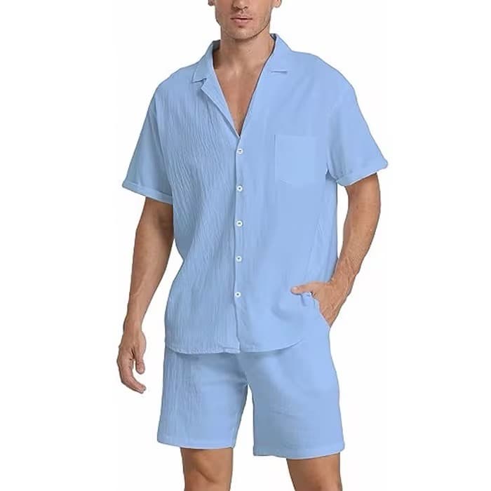 Casual Short Sleeve Beach Shirt