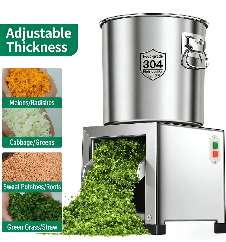 Animal feed vegetable chopper machine