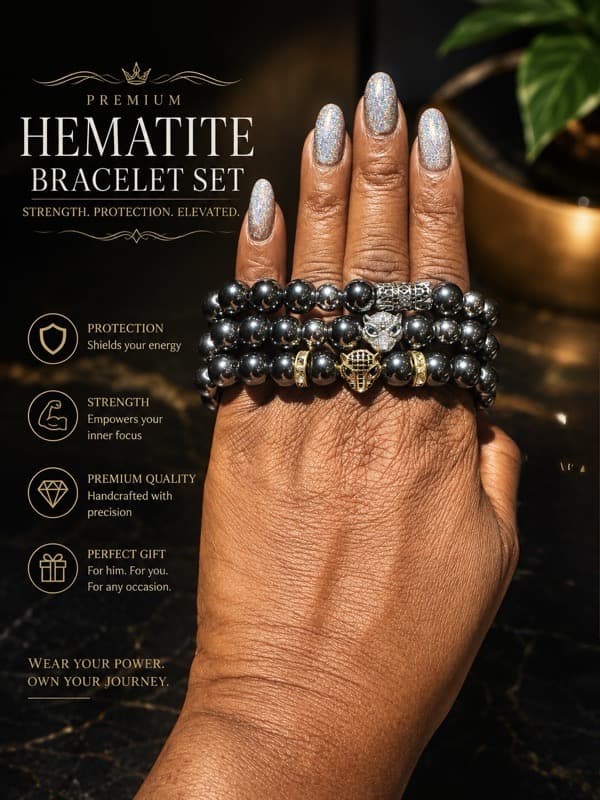 Hematite Bead Bracelets